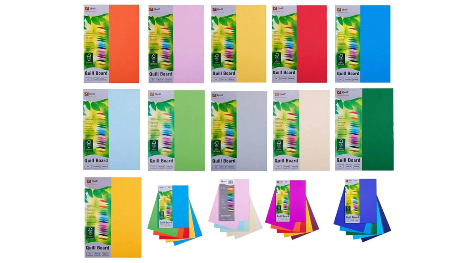 Quill Pack of 50 A4 Cardboard