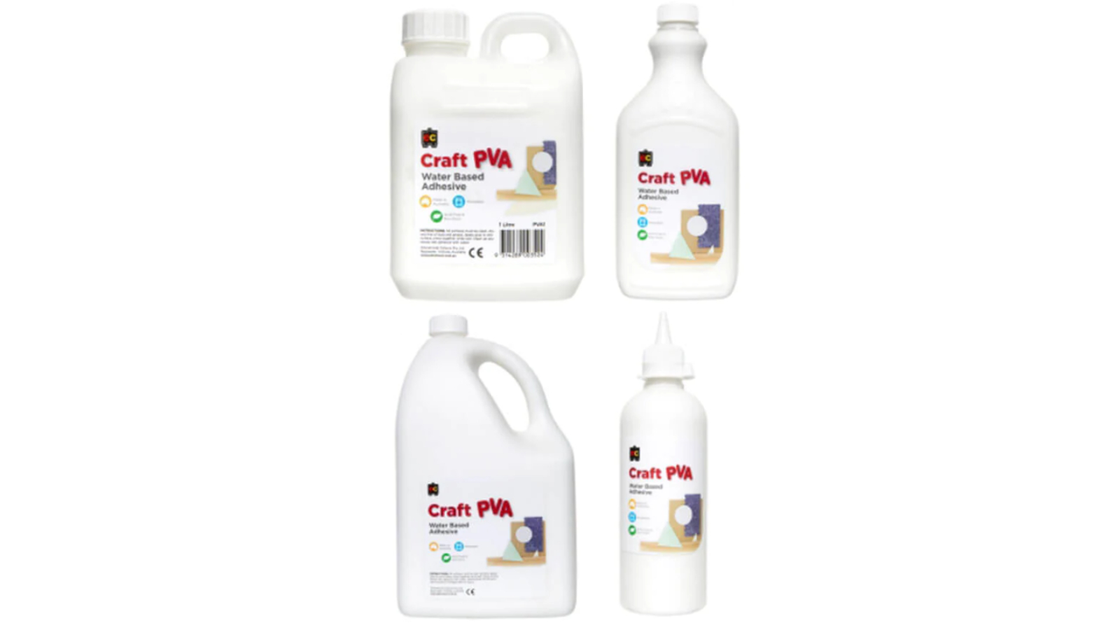 Educational Colours PVA Water Based Craft Glue 