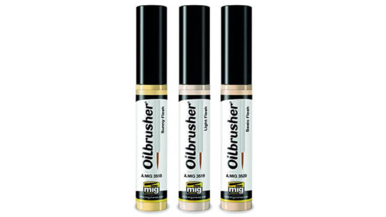 Ammo by MIG Oilbrusher Tone Set - Flesh