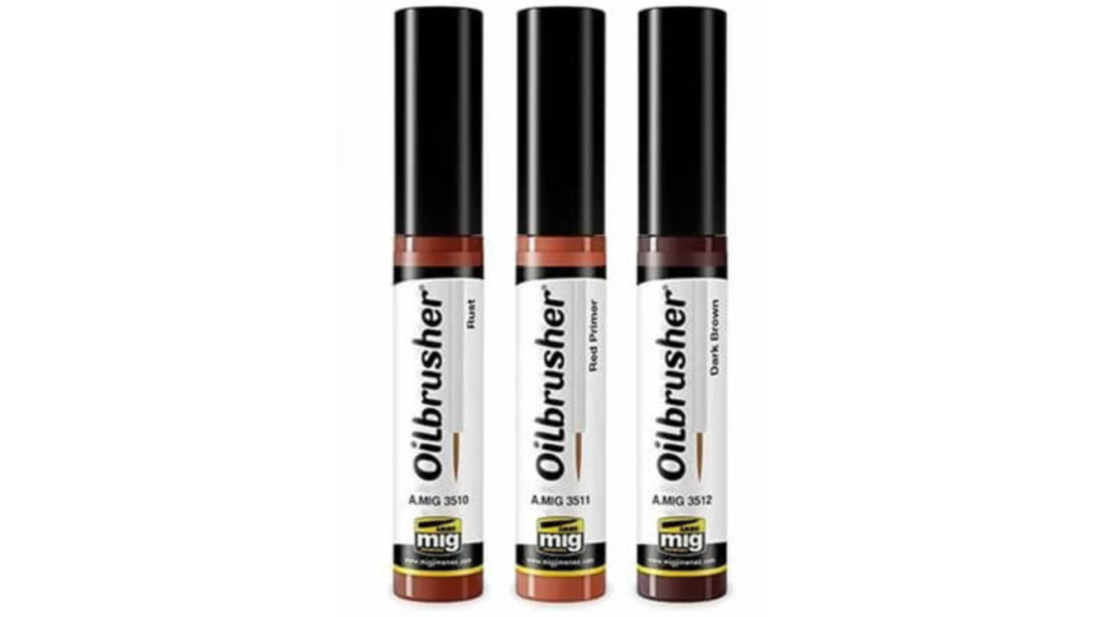 Ammo by MIG Oilbrusher Tone Set - Rust