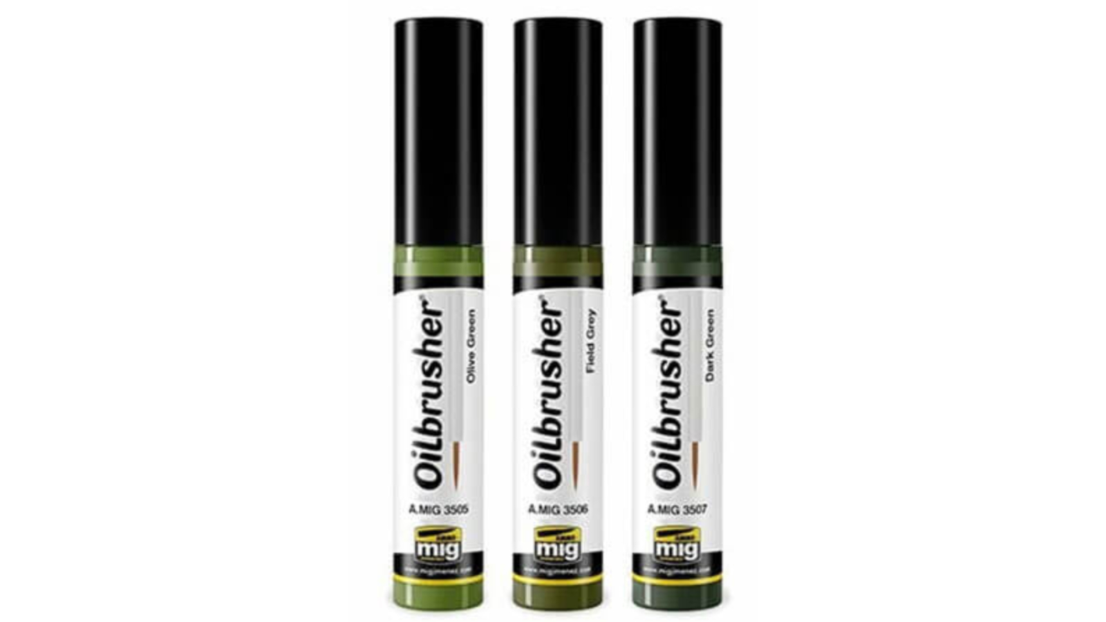 Ammo by MIG Oilbrusher Tone Set - Green