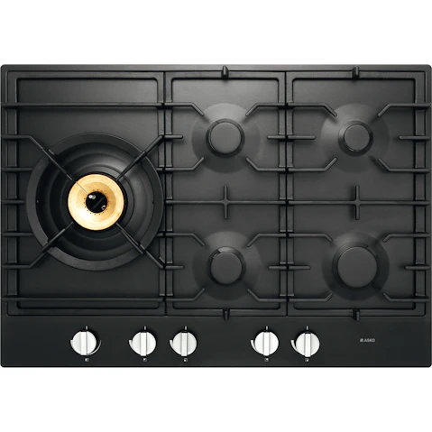 ASKO 75cm Gas Cooktop - Graphite Black