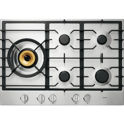 ASKO 75cm Gas Cooktop - Stainless