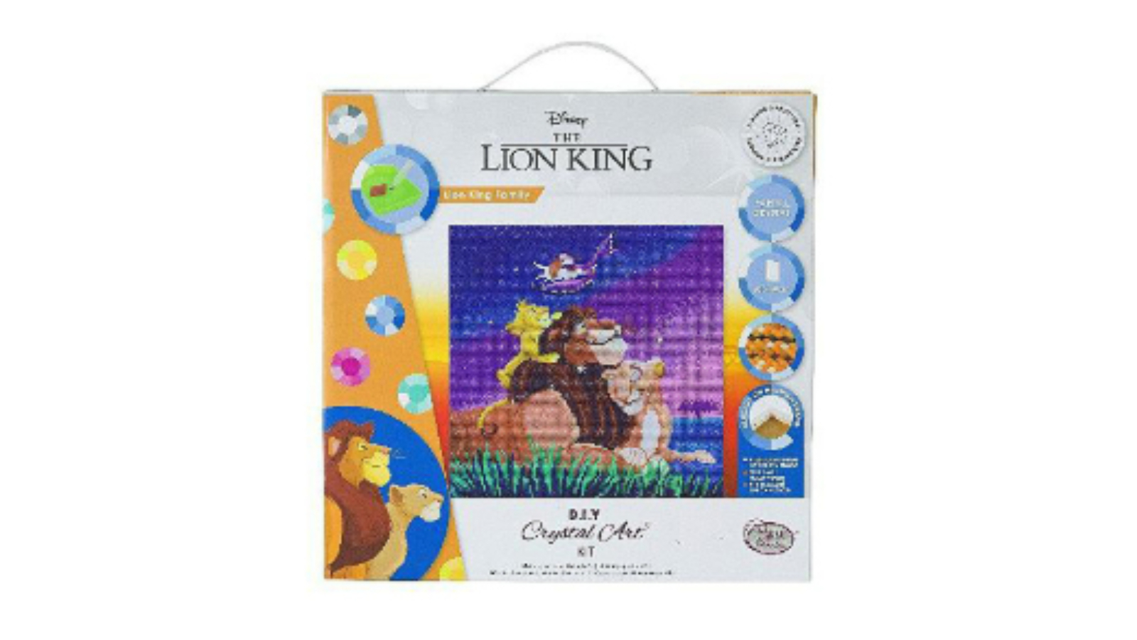 Craft Buddy Lion King Family Crystal Art Kit - 30 x 30cm