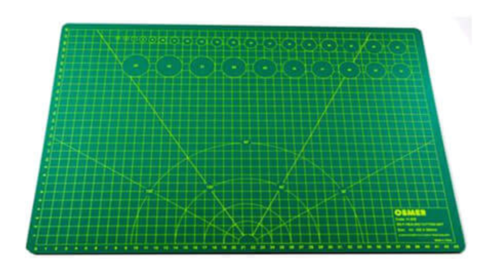 Osmer Green Self Heal 60 x 45cm Cutting Mat - A2