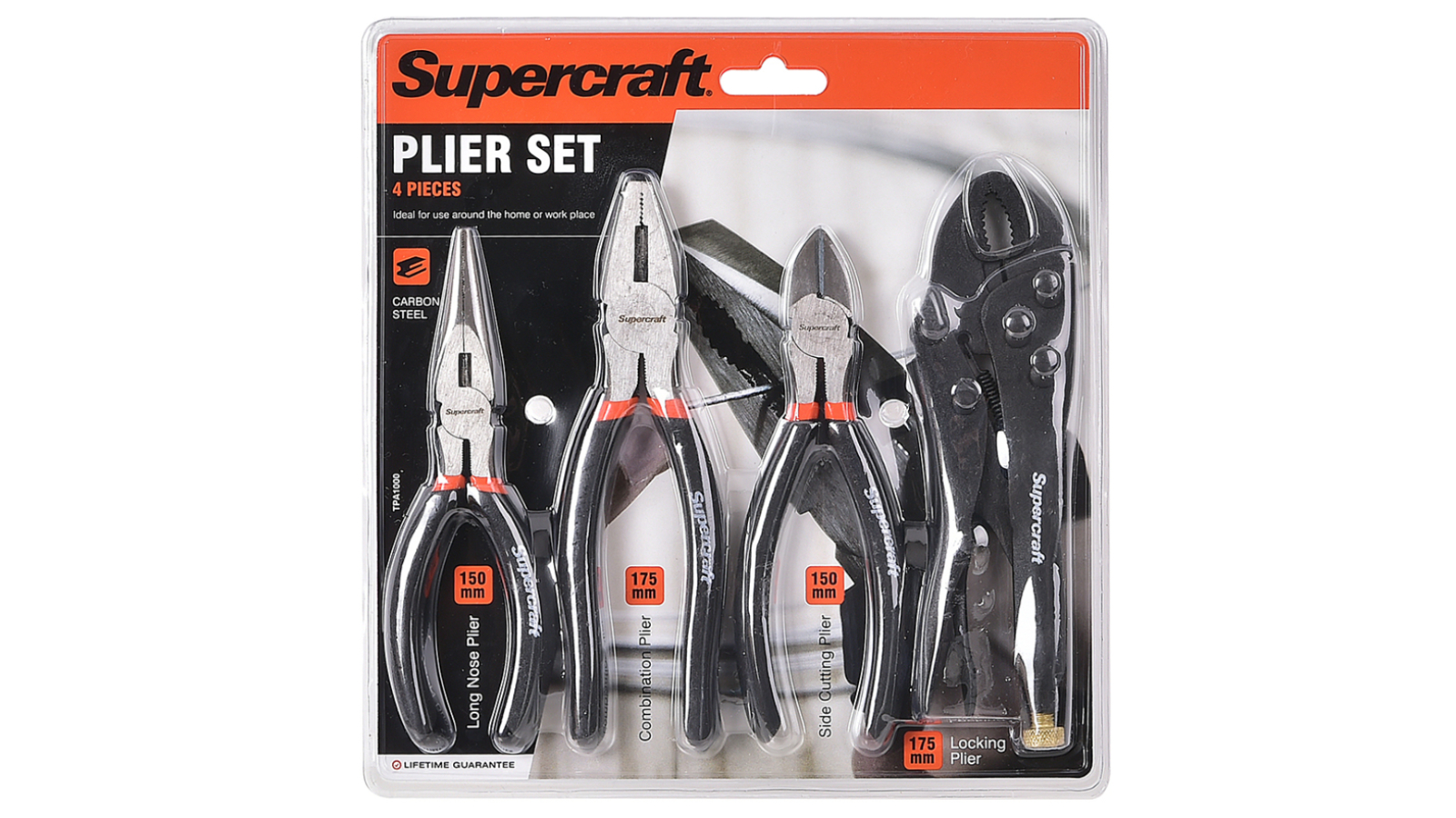 Supercraft 4 Piece Multi Sizes Plier