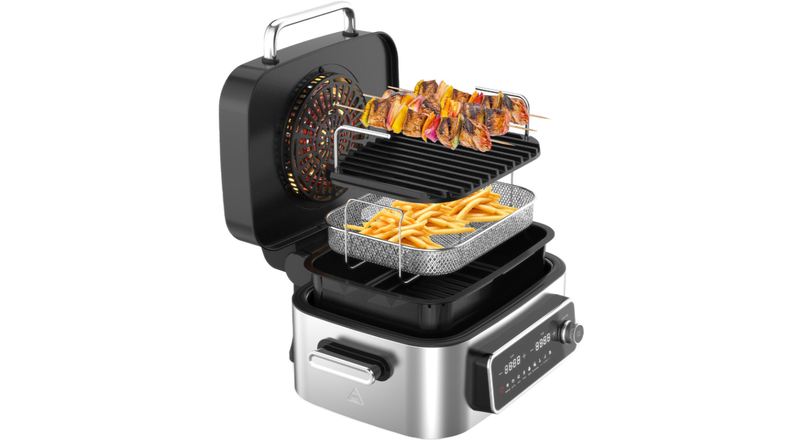 Kitchen Couture XLarge Air Grill Family Top Loading 6 Litre Air Fryer