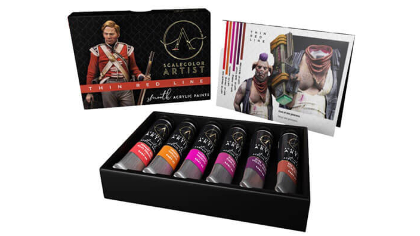 Scale 75 Scalecolor Artist Paint Set - Thin Red Line