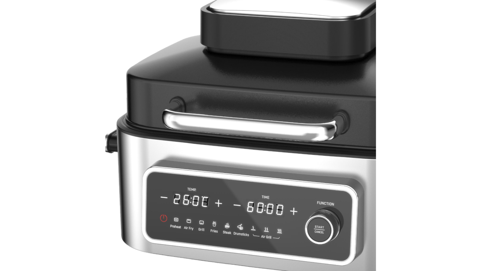 Kitchen Couture XLarge Air Grill Family Top Loading 6 Litre Air Fryer