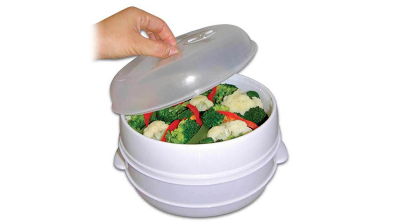 LatestBuy 2Tier Microwave Steamer Harvey Norman