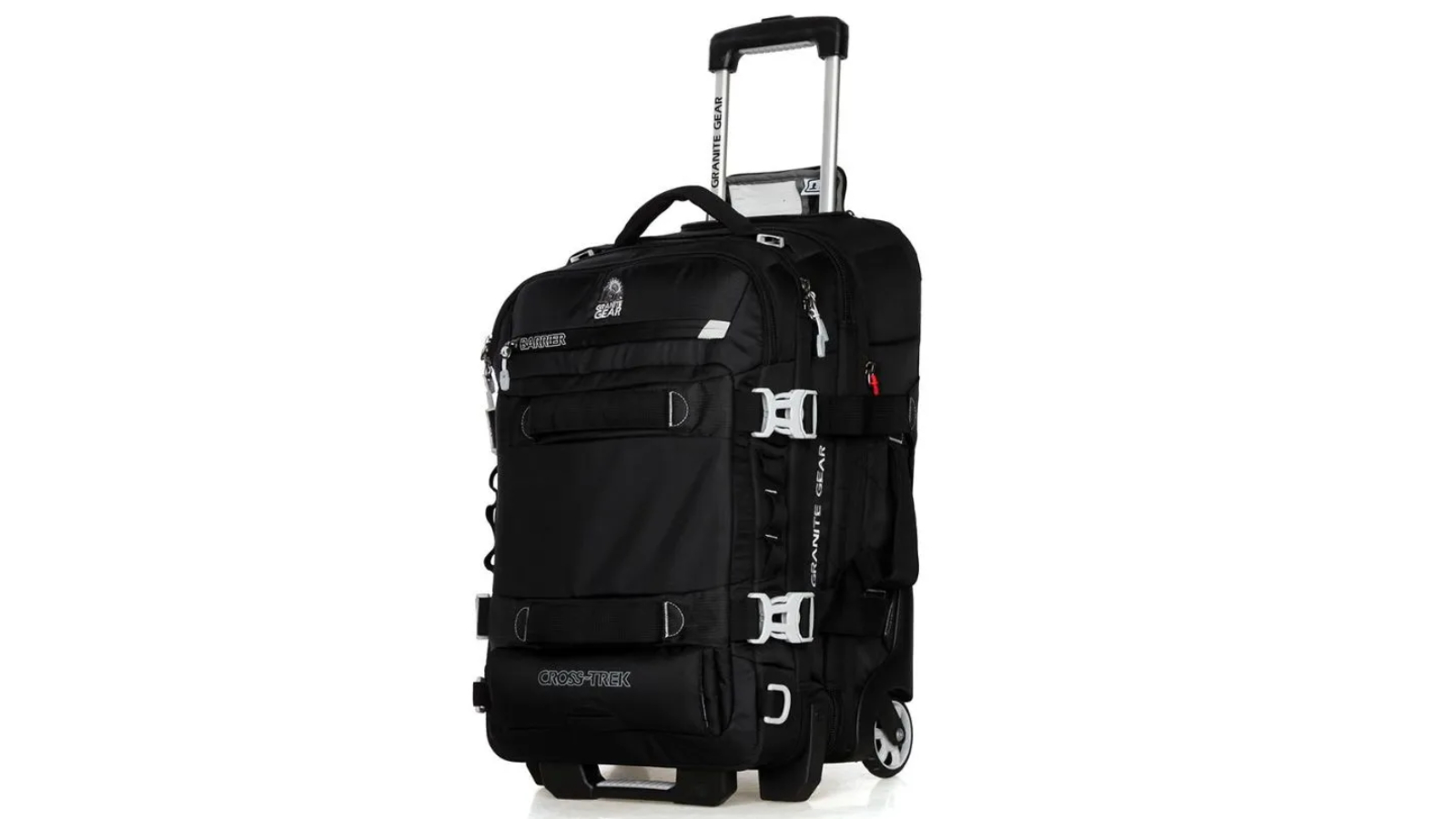 Granite Gear G2022-5003 Wheeled Duffle with Suitcase Tote - Black