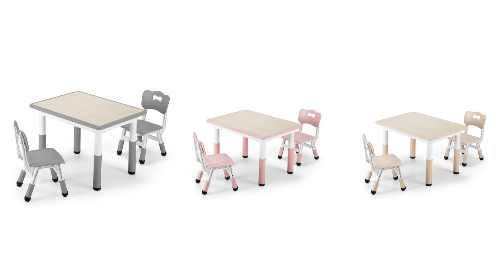 Playpals Kids 80 x 60cm Tables Chair Set