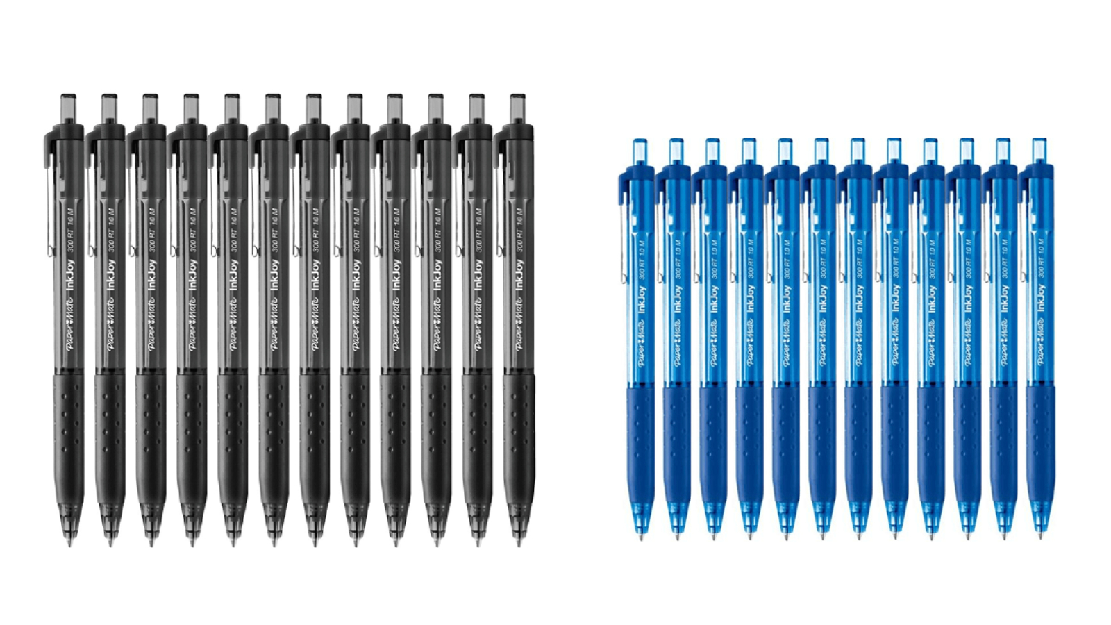 Papermate Pack of 12 Inkjoy 300 Retractable Medium Ballpoint Pen