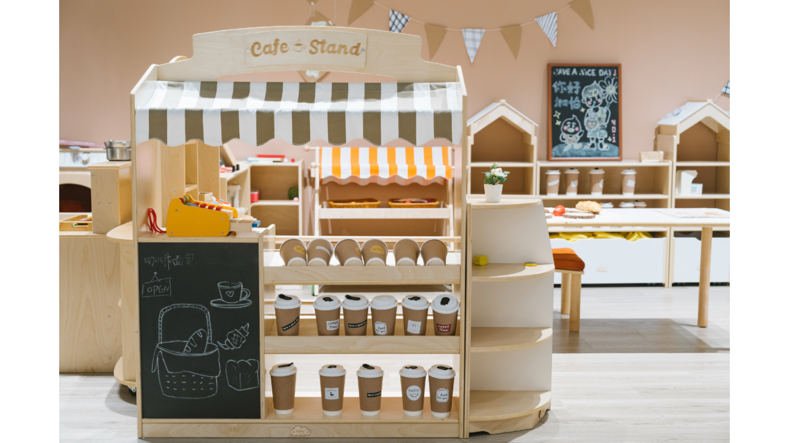 Jooyes Kids Role Play Cafe Stand