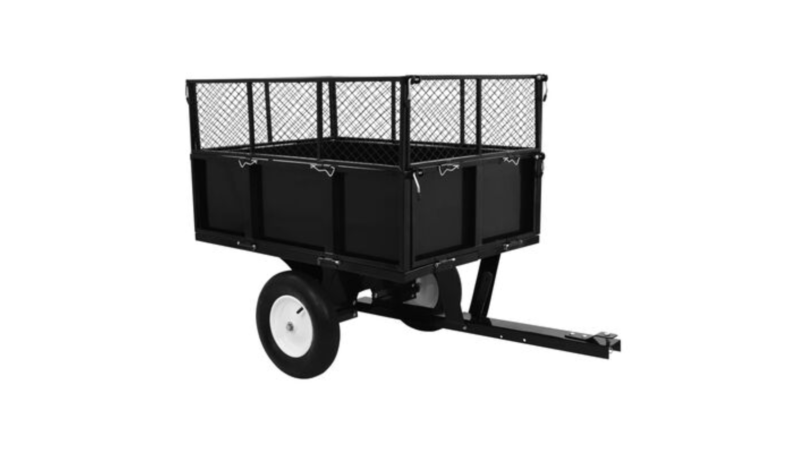 vidaXL Tipping Trailer for Lawn Mower 300 kg Load