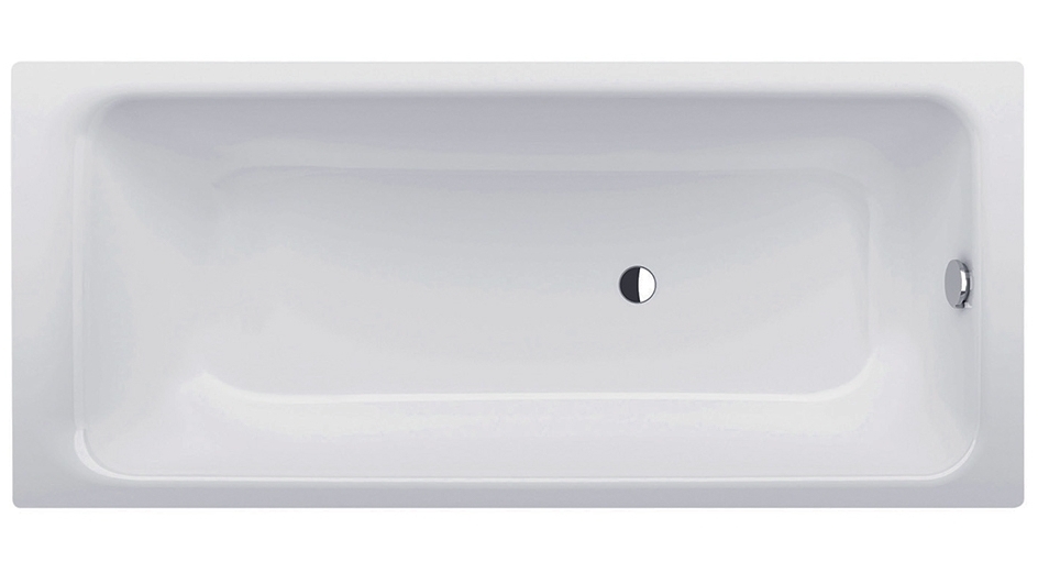 Bette BetteSelect 1700mm Drop-in Bath with White Overflow Waste