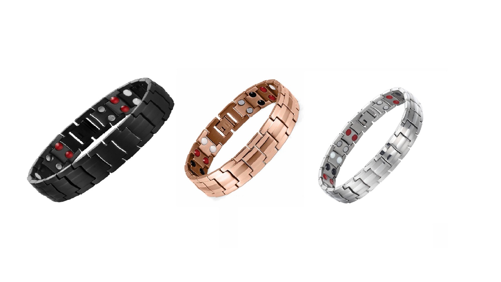 Dick Wicks Jewellery 23cm Activease Multi-Health Titanium Energy Bracelet