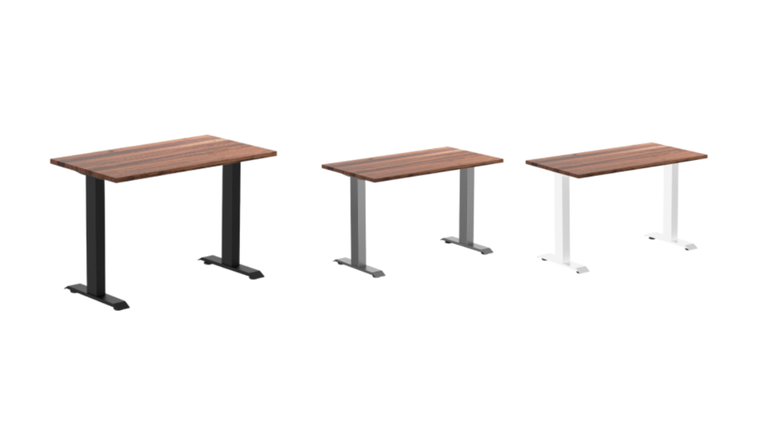 Desky Walnut Zero Mini Hardwood Office Desk