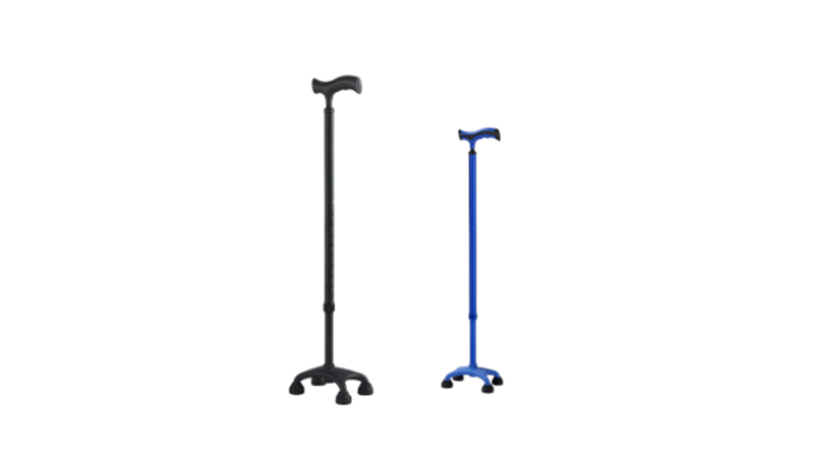 Altus Adjustable Aluminum Self-Standing Quad Cane Walking Stick