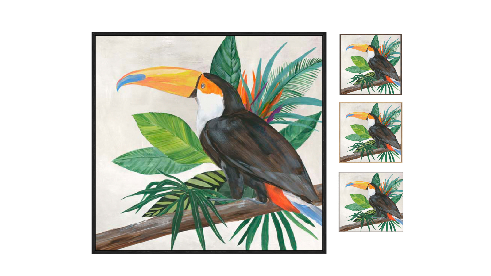 La Grolla Tropical Birds II Gallery Wall Art