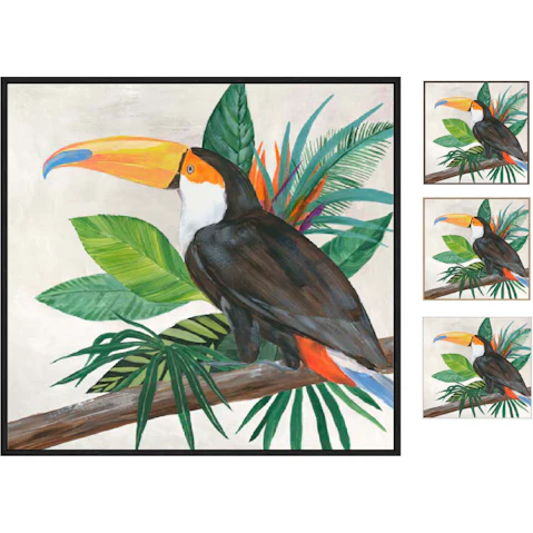 La Grolla Tropical Birds II Gallery Wall Art