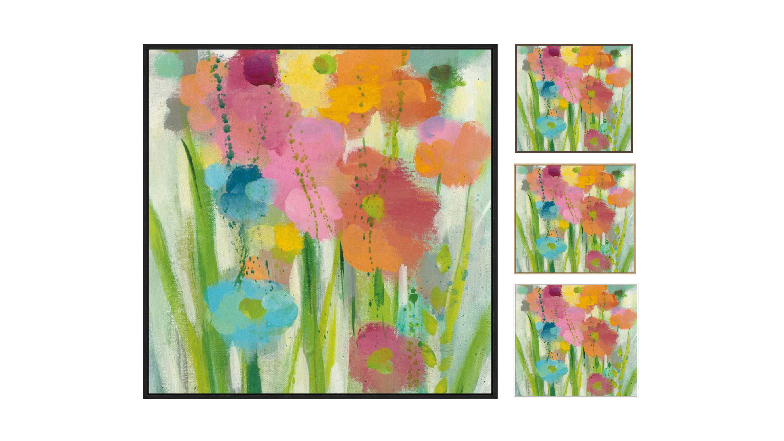La Grolla Longstem Bouquet I Square II Gallery Wall Art