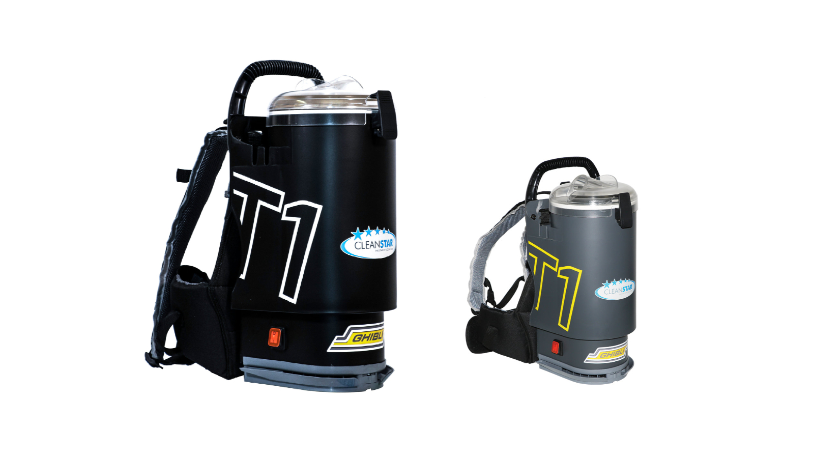 Ghibli Backpack Commercial Vacuum with Clear Lid