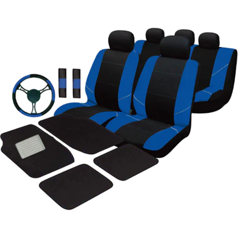My Car Universal Ultimate Car Accessories Value Pack - Blue