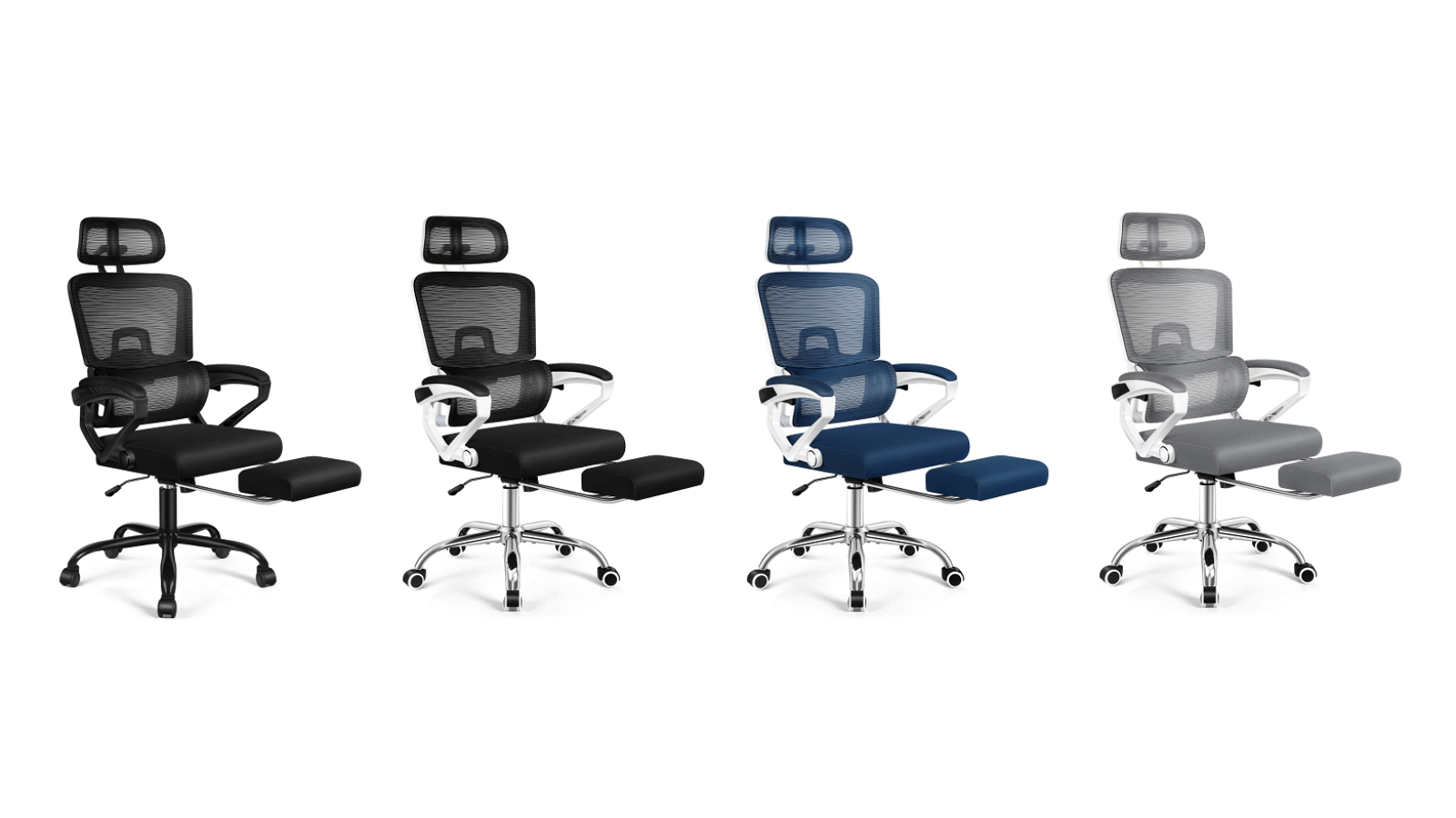 Alfordson Mesh Ergonomic Executive Computer Office Recliner Chair