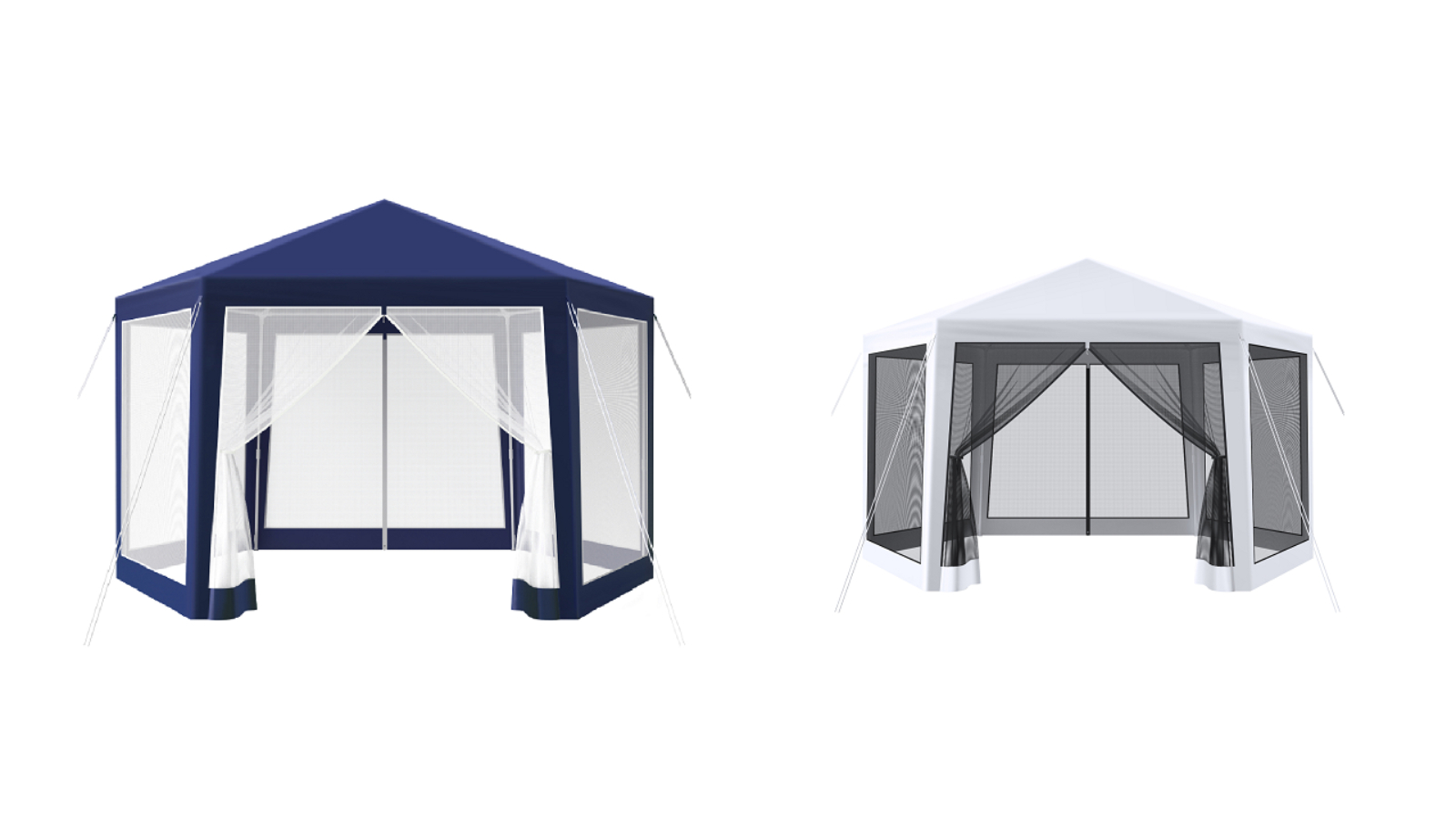 Alfordson Portable 2 x 2metre Mesh Wall Outdoor Camping Gazebo