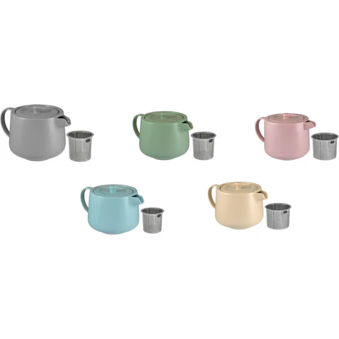 Maxwell and Williams Cafe Life Porcelain Teapot with Infuser