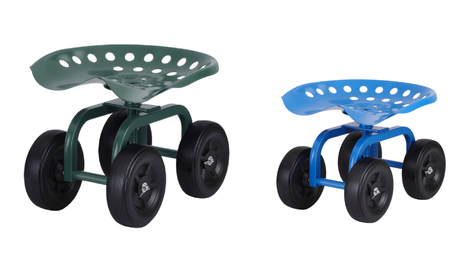 Gardeon Heavy Duty 360 Swivel Adjustable Height Work Scooter