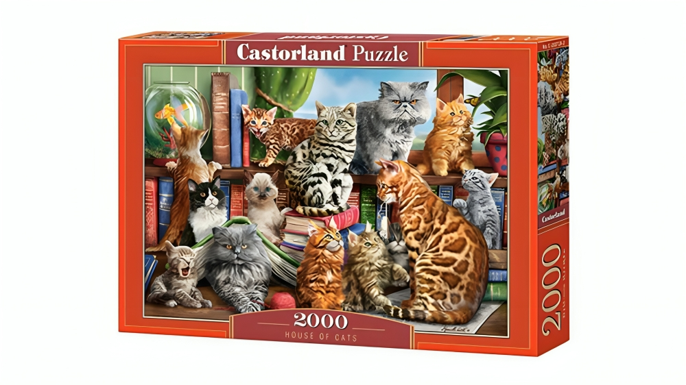 Castorland 2000 Piece Classic Puzzle - House of Cats