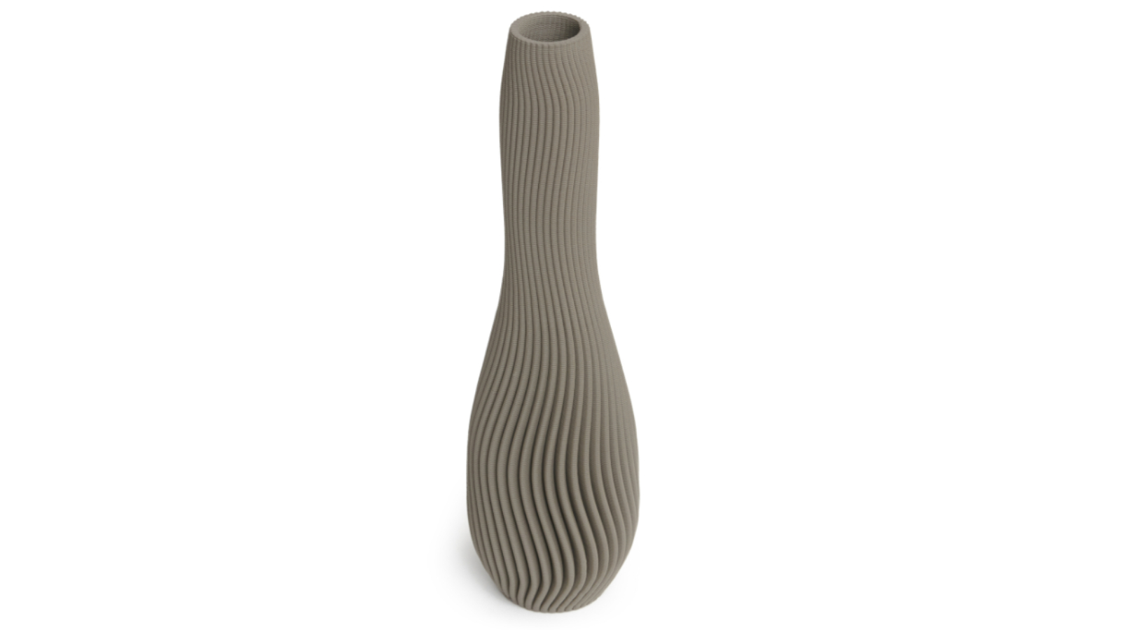 One Six Eight London (Osel) Lila 32cm Vase - Tan
