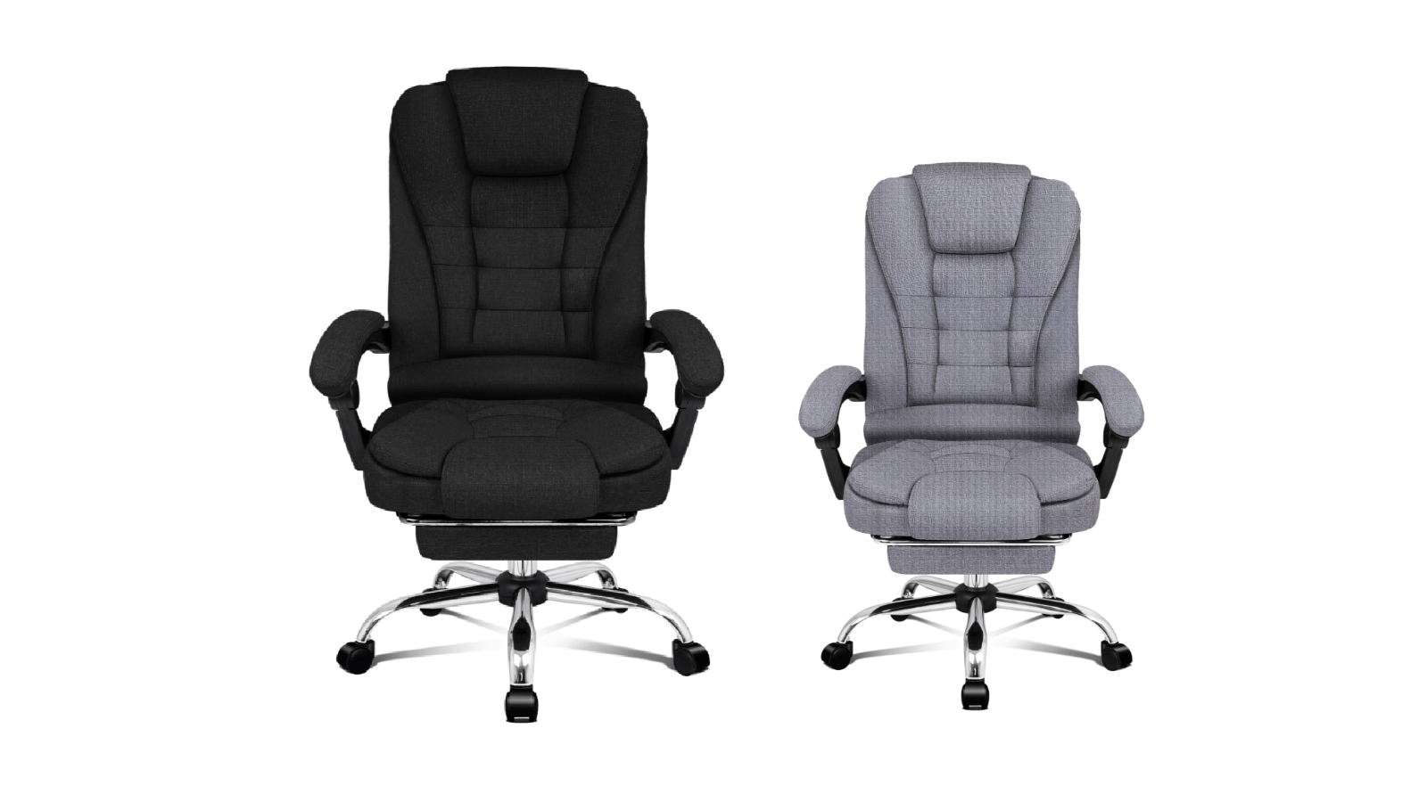 Alfordson Fabric Executive Heated Seat Massage Office Chair