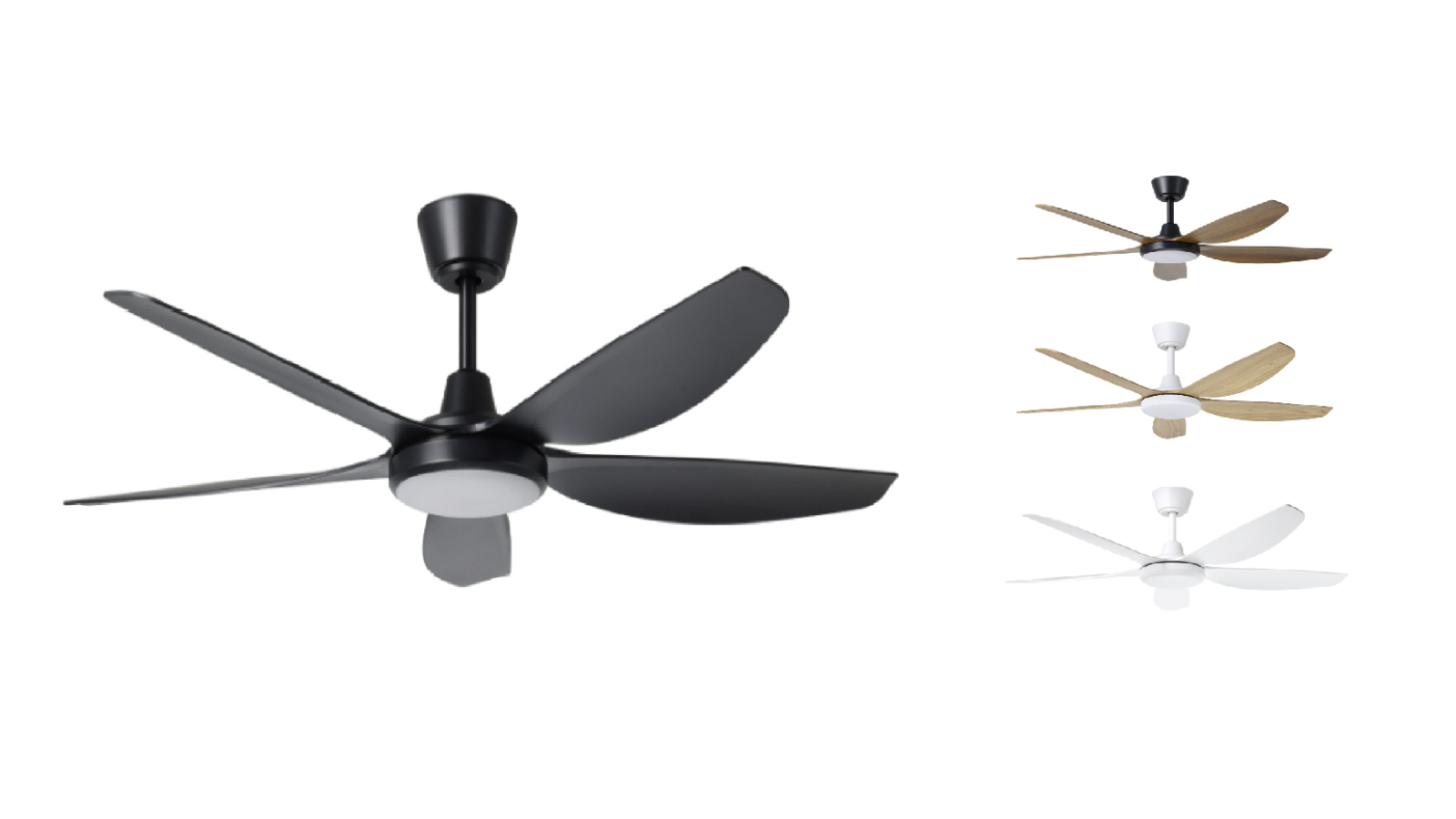 Eglo Miami 20W 52inch Tri-Colour LED DC Fan