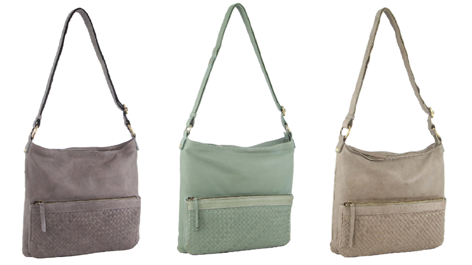 Pierre Cardin Woven Leather Ladies CrossBody Bag Harvey Norman