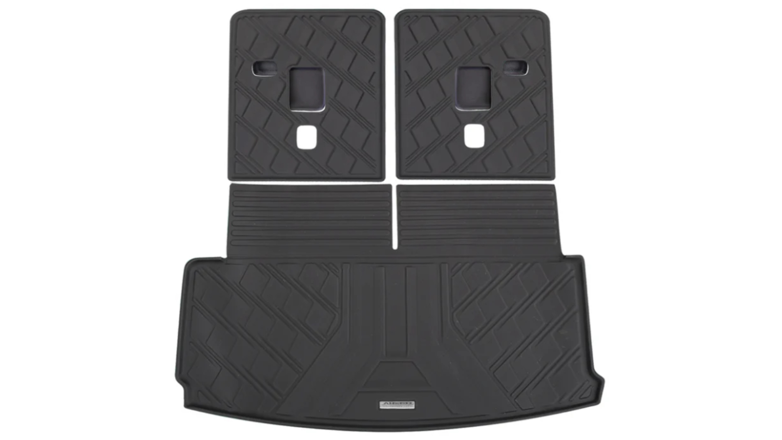 AUSGO 7 Seater  Boot Liner Cargo Mat for Jeep Grand Cherokee L WL Series 2021-Onwards - 3 Piece