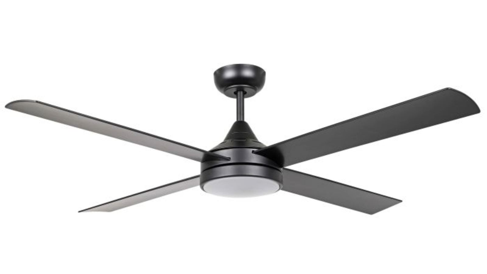 Eglo Tri-Colour Stradbroke 52 DC 20W LED Fan - Black