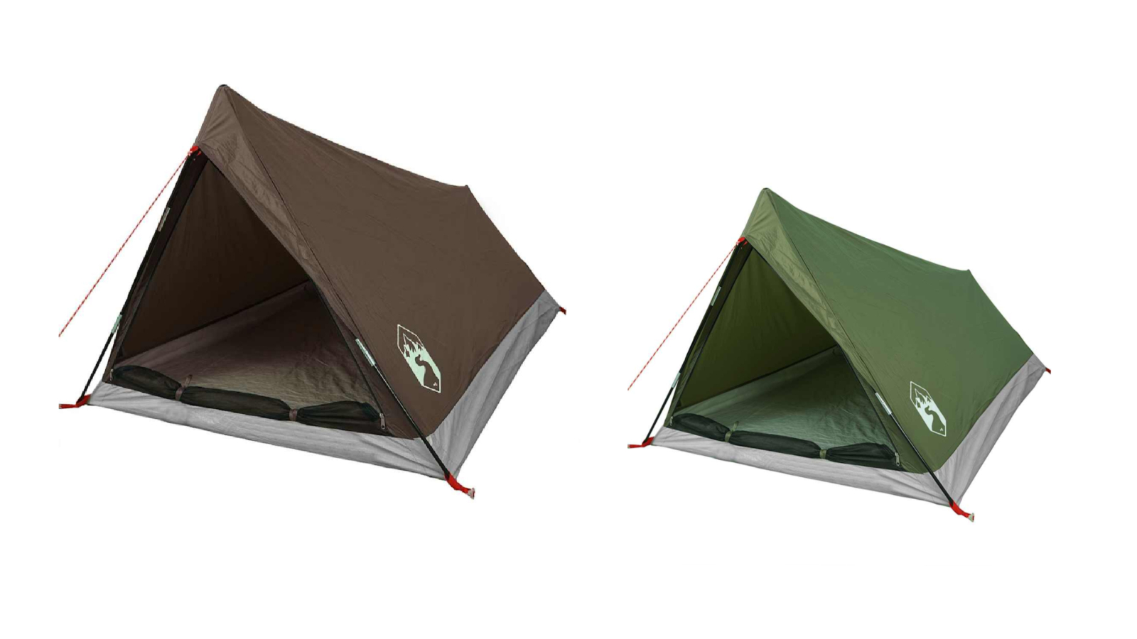 vidaXL 2-Person Waterproof 212 x 132 x 90cm Camping Tent