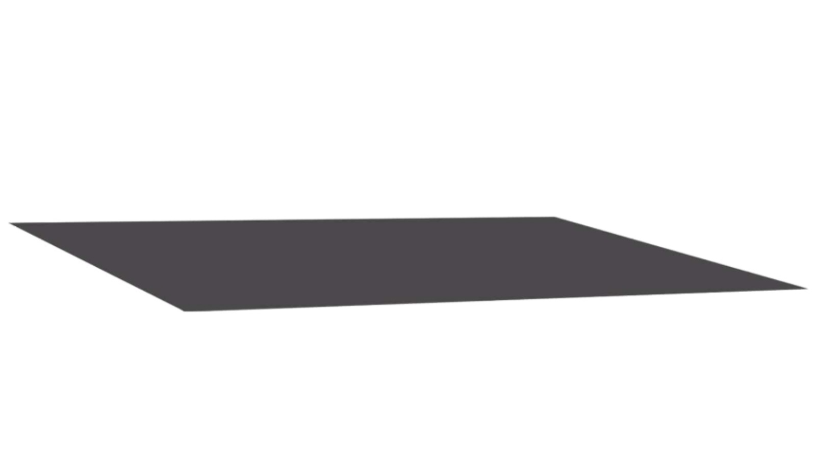 vidaXL Anthracite Fabric Replacement Awning - 400 x 300cm