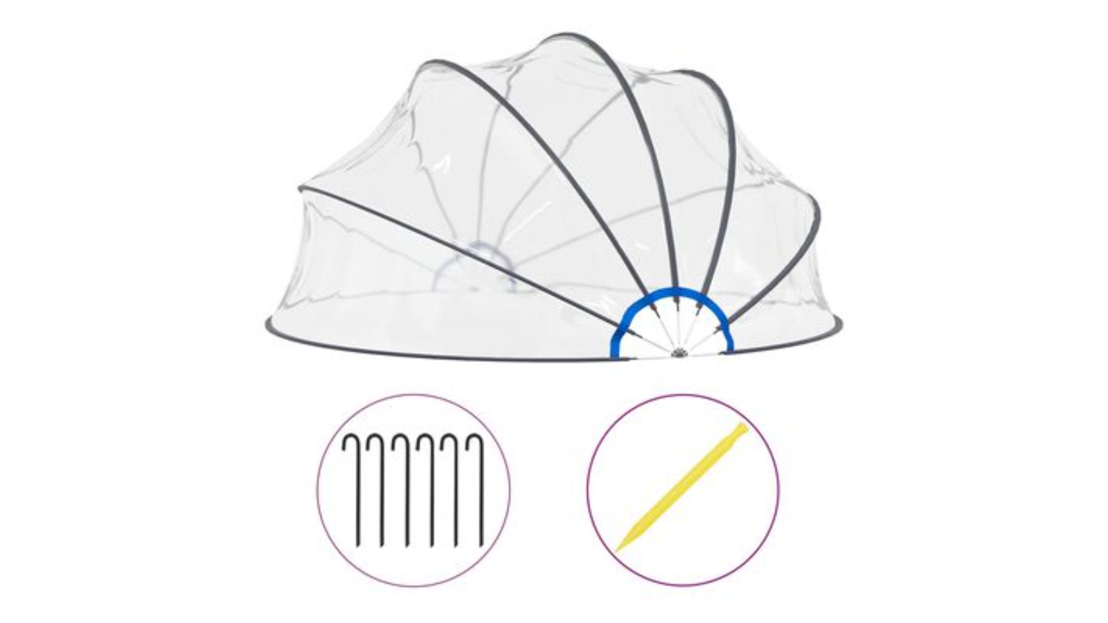 vidaXL Pool Dome - 440x220 cm