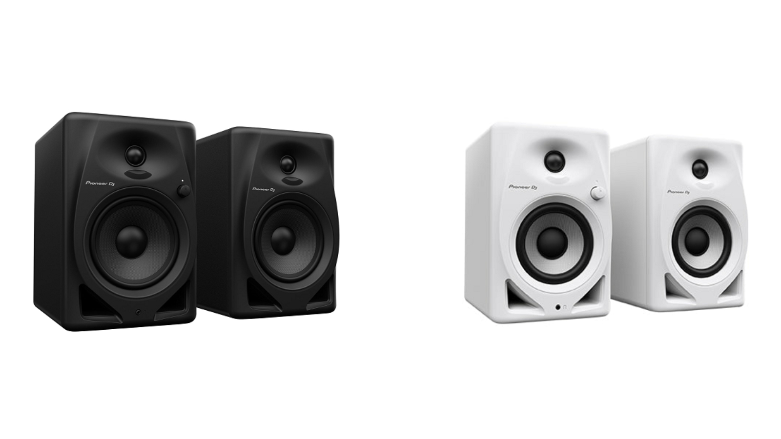 Pioneer DJ 2-Way LF 3/4inch HF D Class Amp Powered Loudspeaker 4inch Compact Monitor Pair