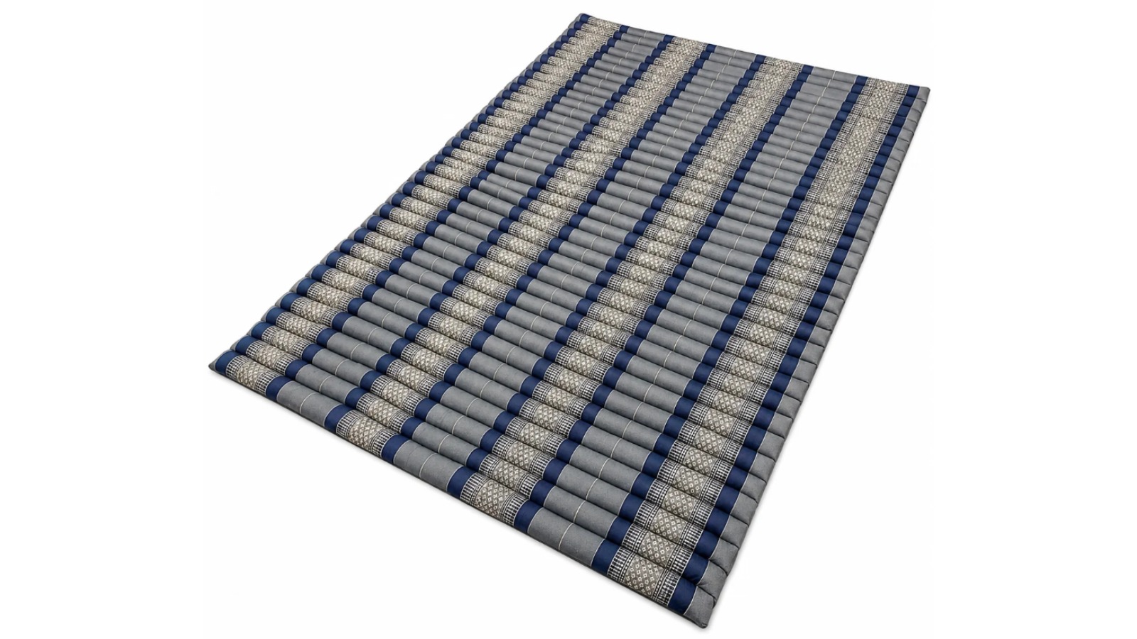 Mango Trees 200 x 152cm Queen Size Thai Kapok Roll-Up Mattress - Cream