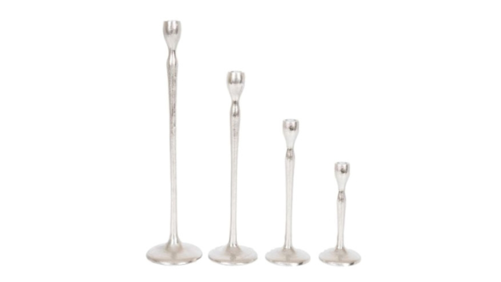 SSH Collection Elise Single Candle Stand - Antique Nickel Finish