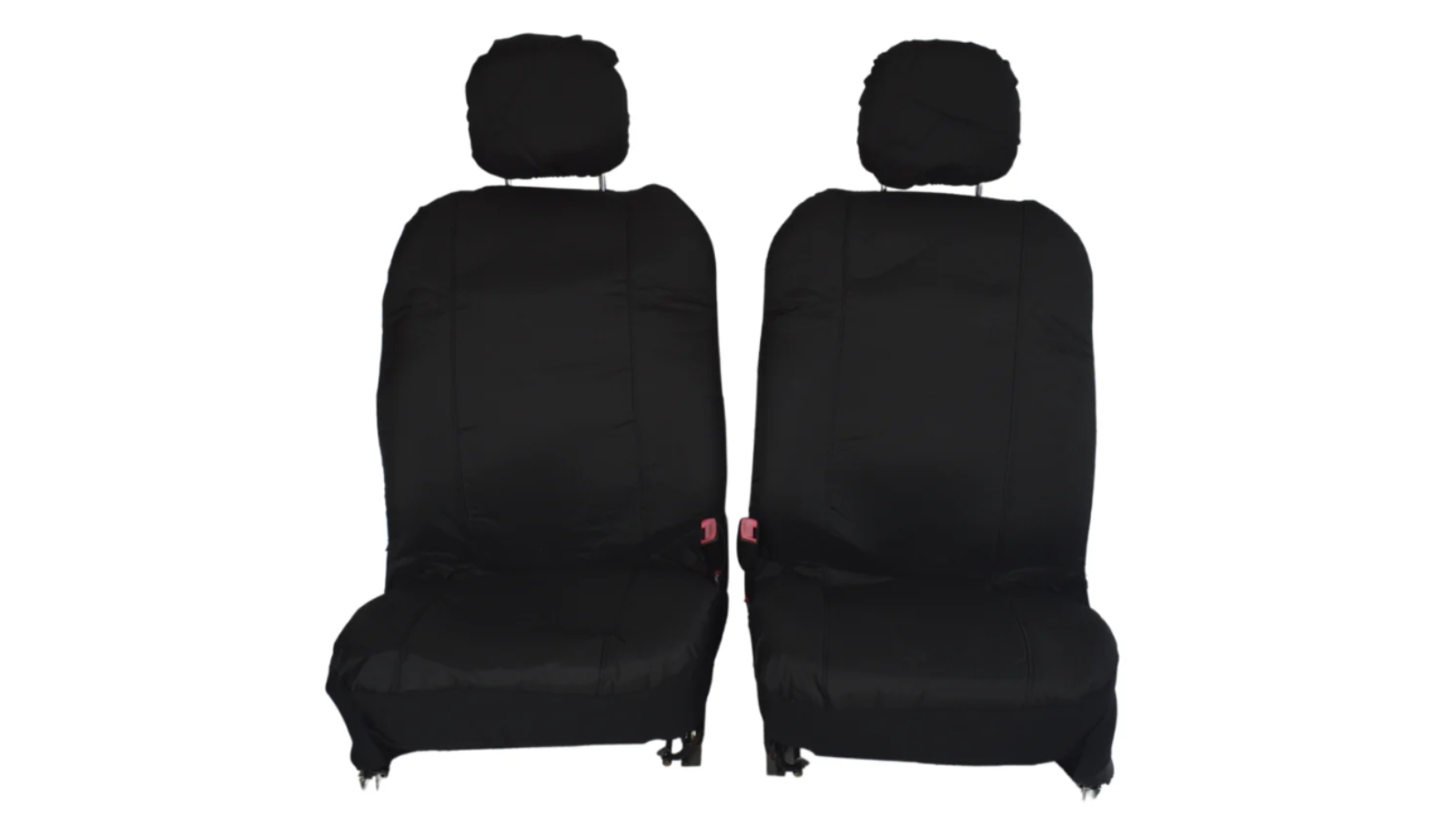 My Car Canvas Seat Cover for Mitsubishi Triton Fronts Single Cab 07/2006-2020 - Black
