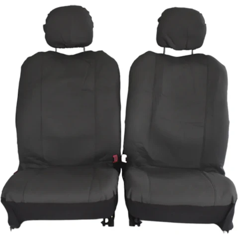 My Car Canvas Seat Cover for Mitsubishi Triton Dual Cab 2006-2020 - Grey