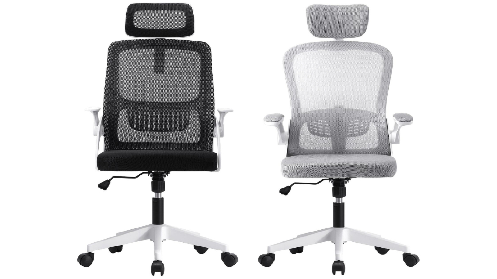 Oikiture Mesh Executive Fabric Gaming Seat Racing Tilt Computer Office Chair