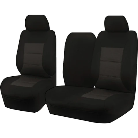 My Car Premium Seat Cover for Hyundai iLOAD Van TQ 1-5 Series Single/Crew Cab (02/2008-05/2021) - Black