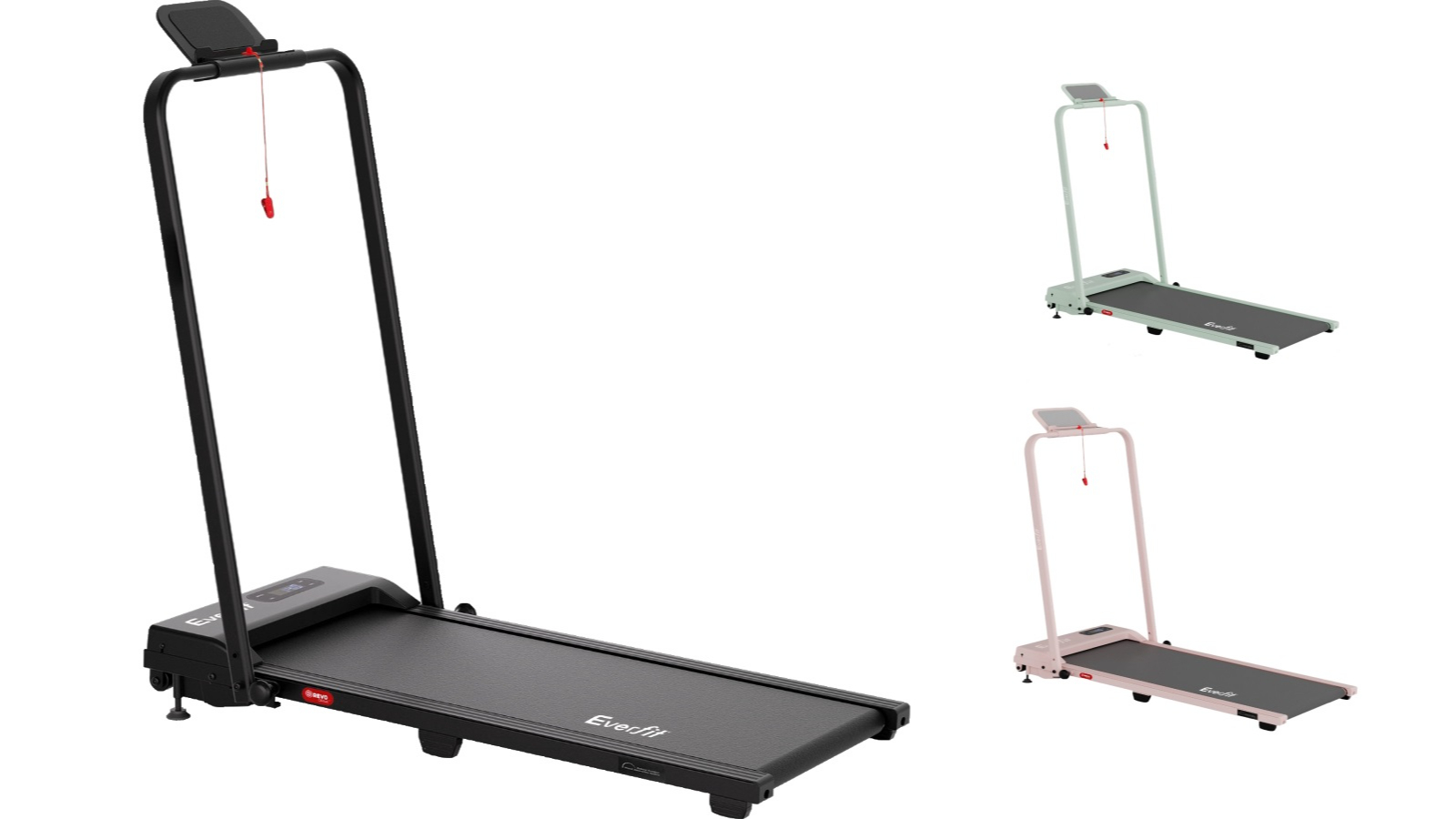 Everfit 3-in-1 Incline Under Desk Walking Pad with 38cm Wide Belt App Control